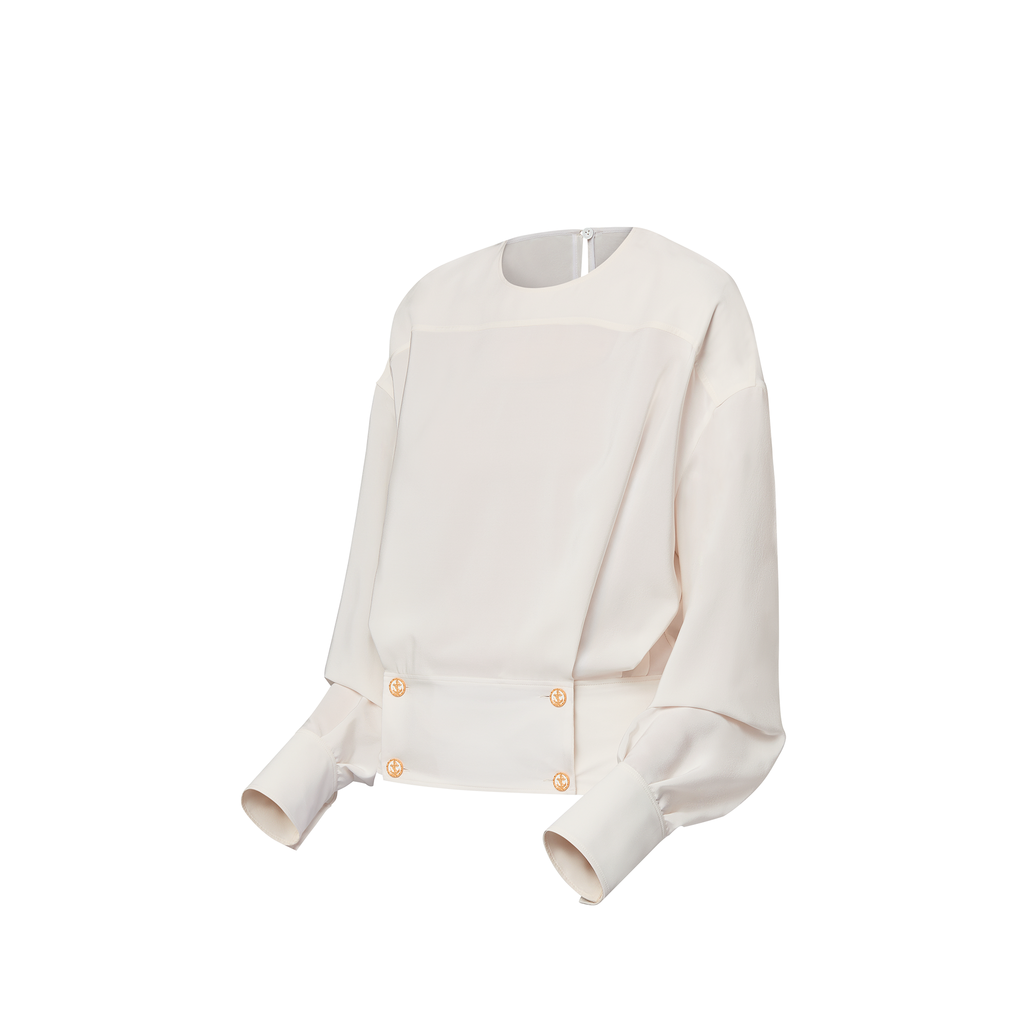 LOUIS VUITTON シルク ブラウス LOUIS VUITTON - LOUIS VUITTON シルク モノグラム シャツの通販